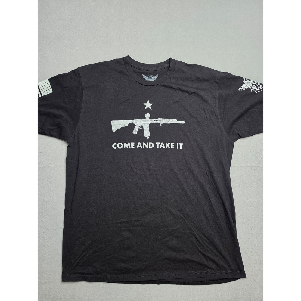 We The People Holsters T-Shirt Men XL Black Come And Take It Gun Graphic Outdoor